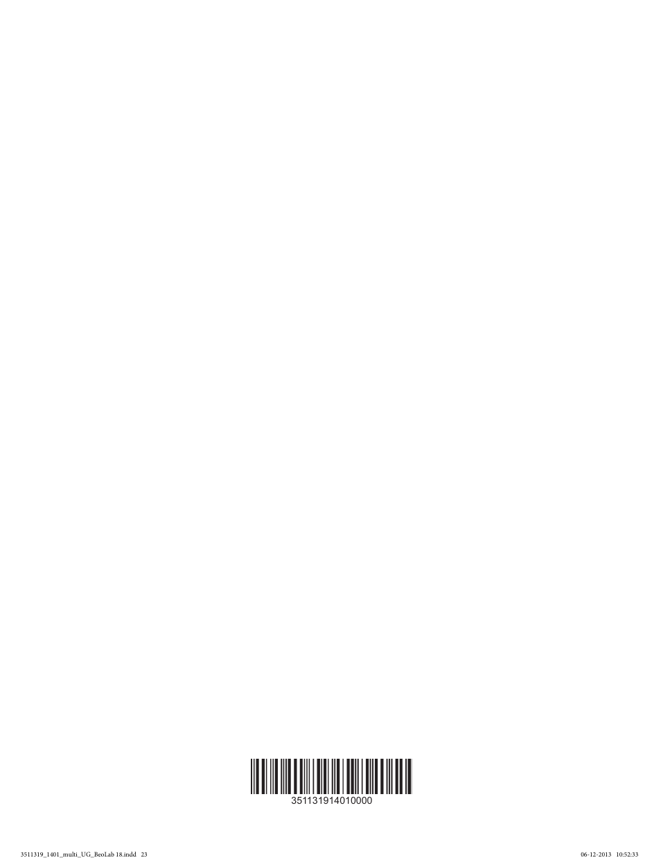Bang & Olufsen BeoLab 18 - User Guide User Manual | Page 23 / 24