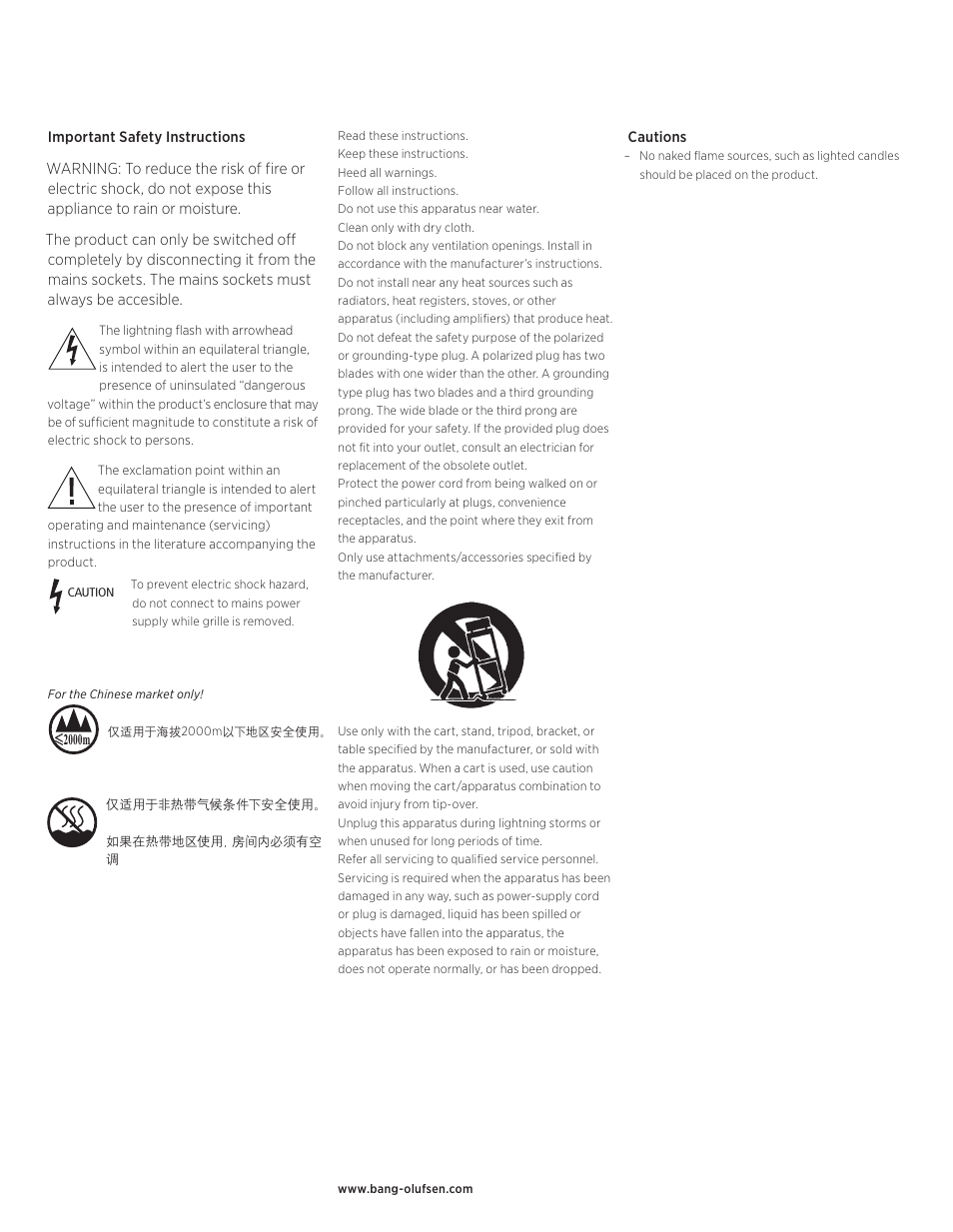 Bang & Olufsen BeoLab 19 - User Guide User Manual | Page 2 / 24