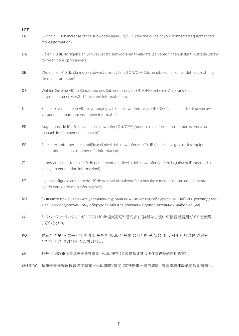 Bang & Olufsen BeoPlay S8 - Quick Guide User Manual | Page 11 / 16