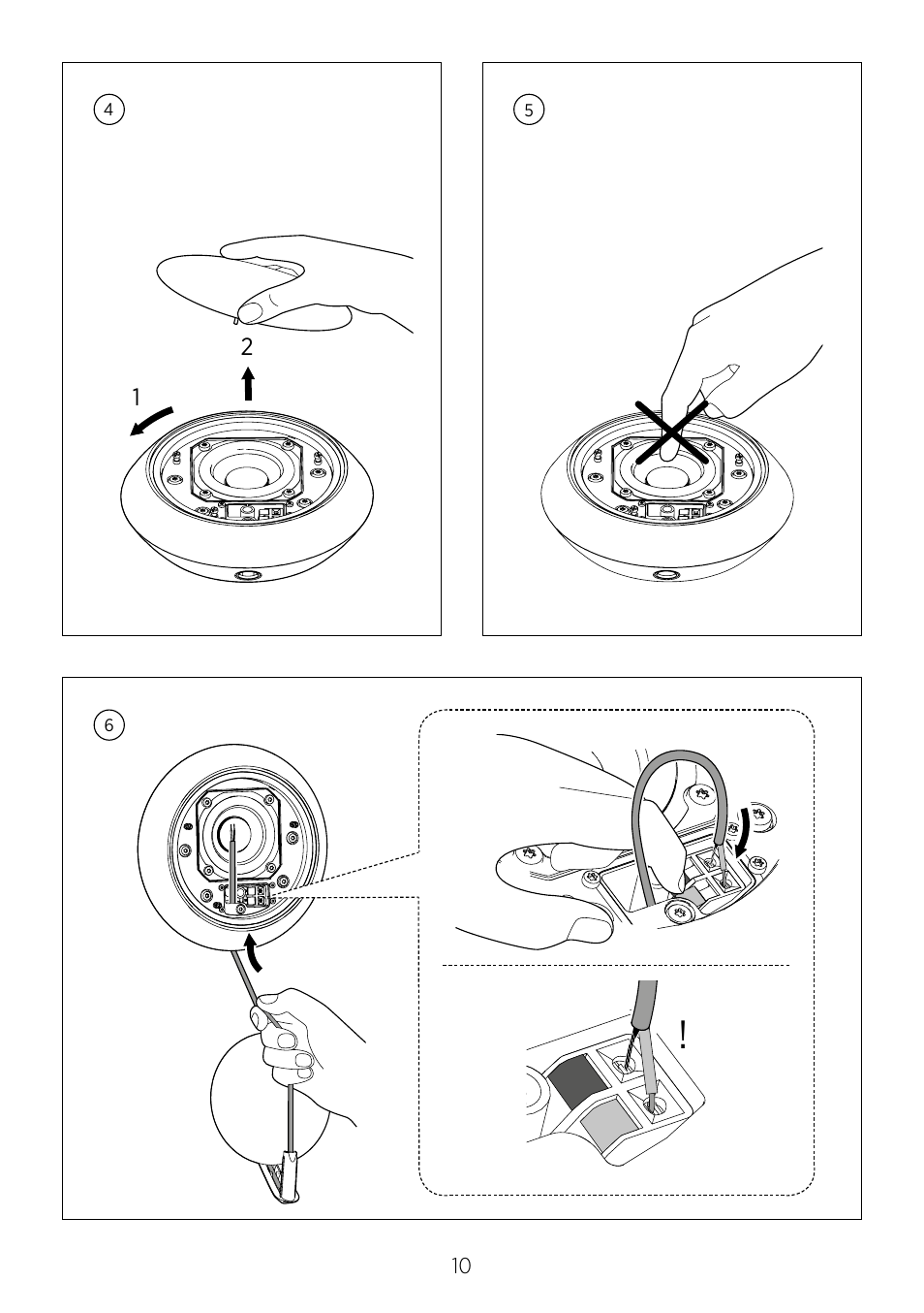 Bang & Olufsen BeoPlay S8 - Table stand and Wall bracket User Manual | Page 10 / 16