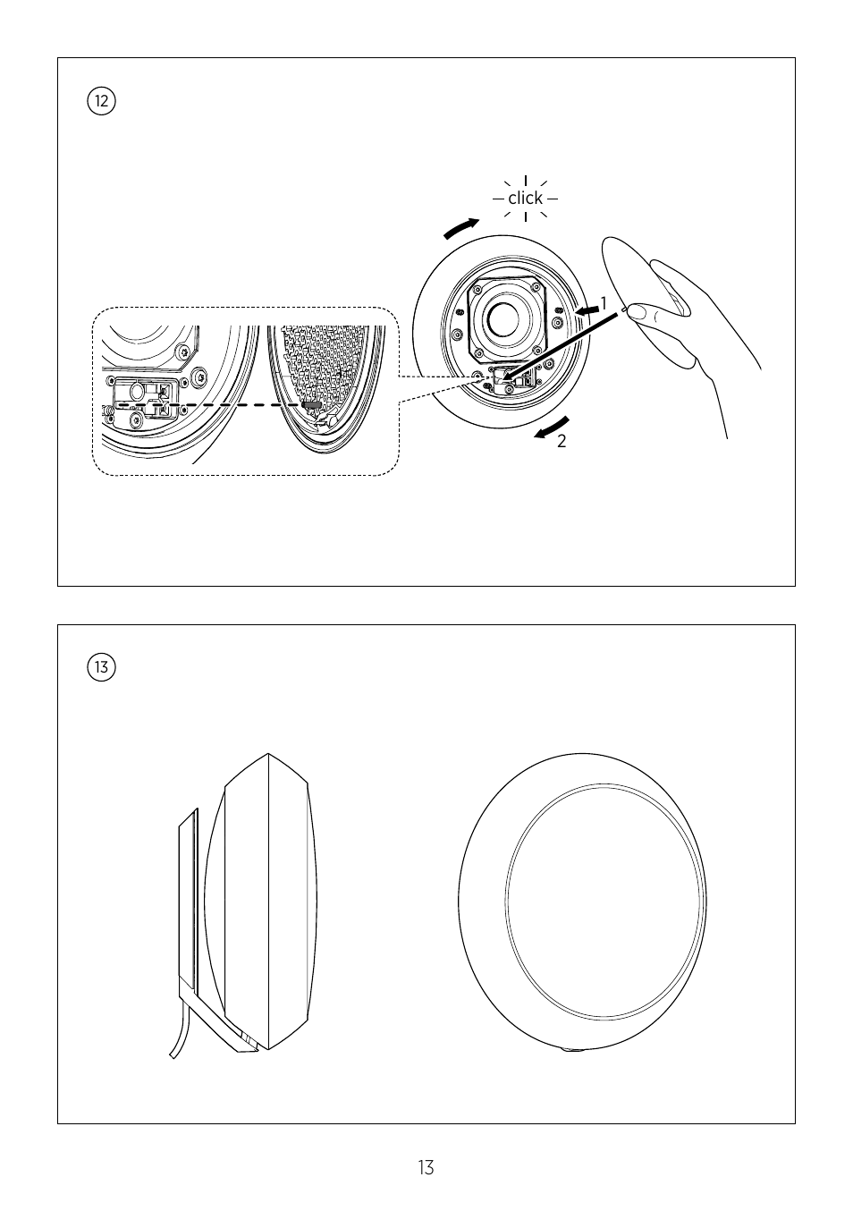 Bang & Olufsen BeoPlay S8 - Table stand and Wall bracket User Manual | Page 13 / 16