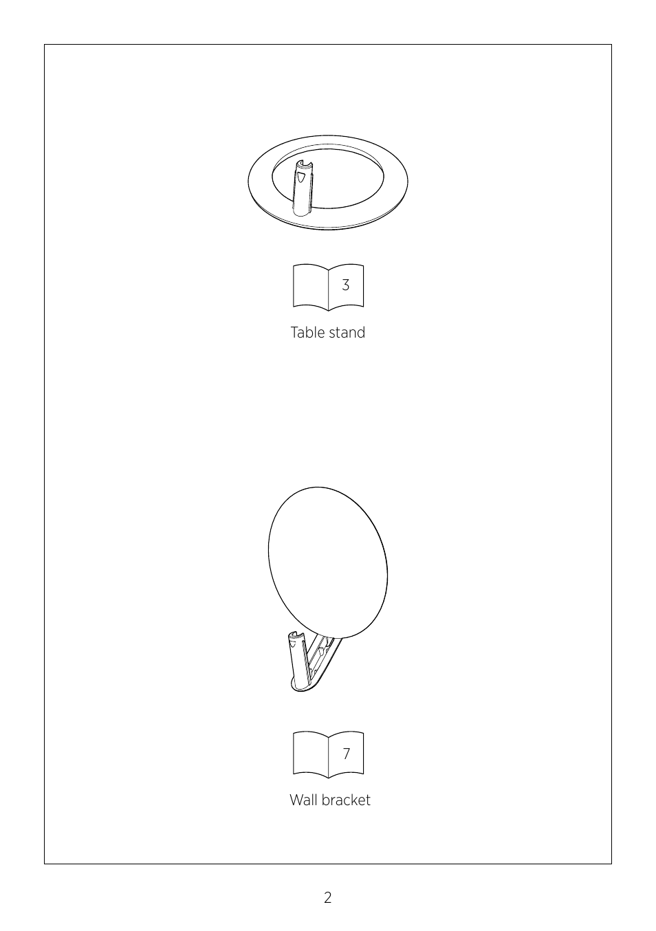 Bang & Olufsen BeoPlay S8 - Table stand and Wall bracket User Manual | Page 2 / 16