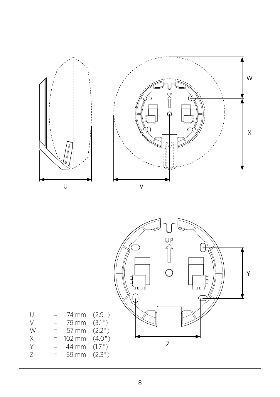 Bang & Olufsen BeoPlay S8 - Table stand and Wall bracket User Manual | Page 8 / 16
