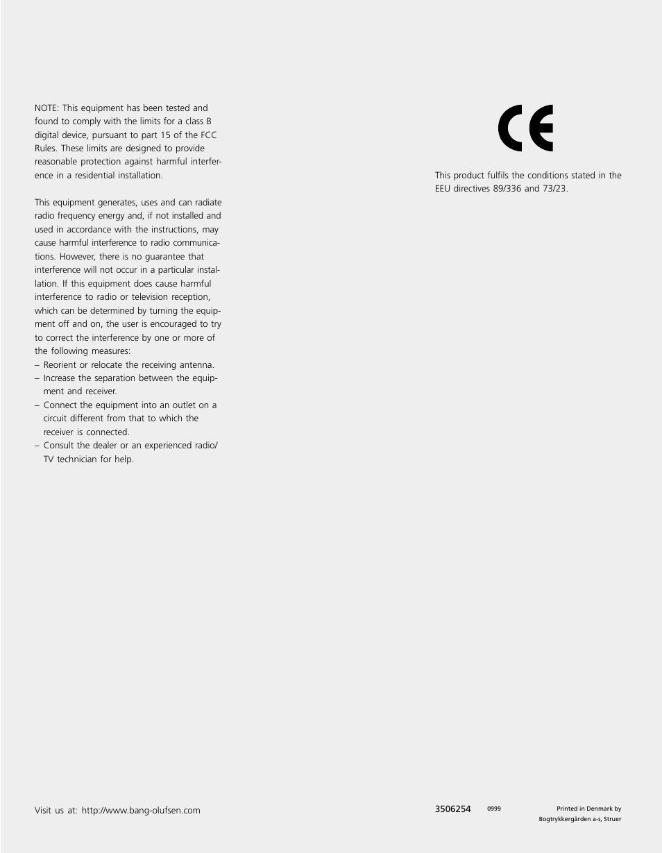 Bang & Olufsen BeoLab 1 - User Guide User Manual | Page 11 / 12