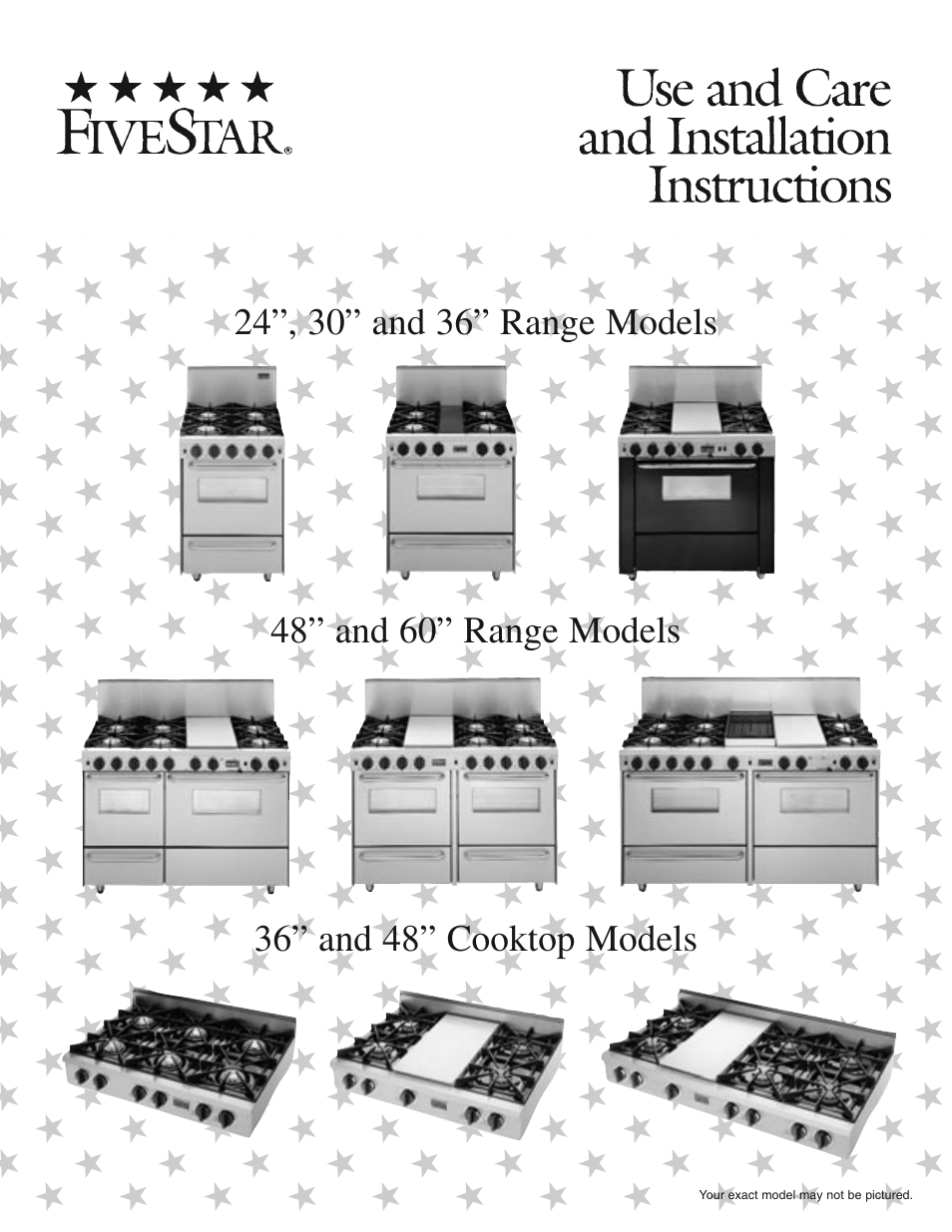 Brown Stove Works 60 Range User Manual | 36 pages