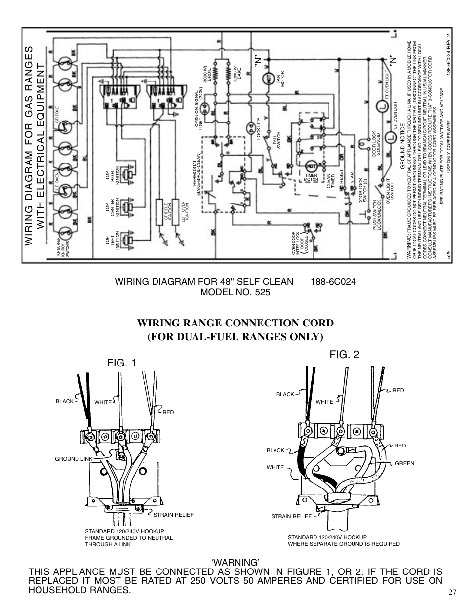 Brown Stove Works 60 Range User Manual | Page 27 / 36
