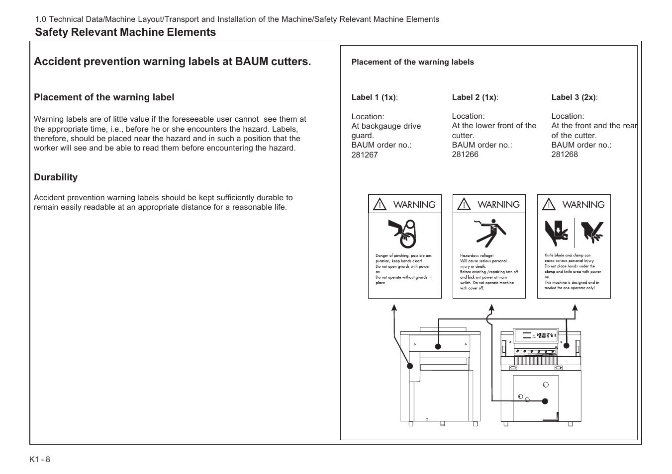 Baumfolder Baumcut Programmable 26.4 User Manual | Page 16 / 104