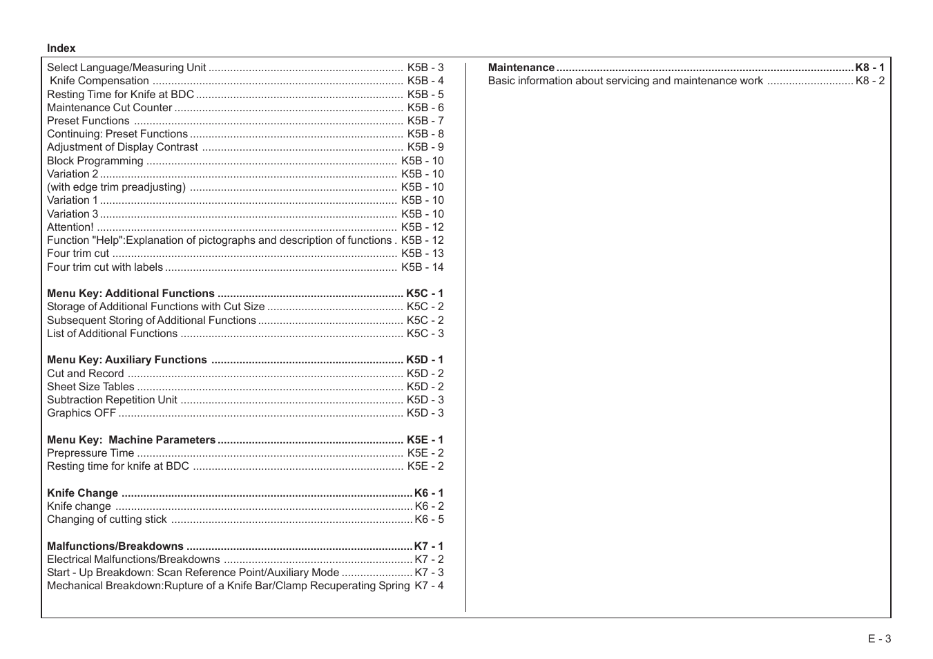 Baumfolder Baumcut Programmable 26.4 User Manual | Page 3 / 104