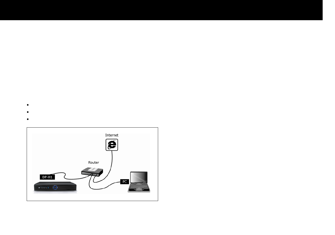 Ethernet connection, How to connect, 1. connection using a network router | Beyonwiz DP-H1 User Manual | Page 23 / 118