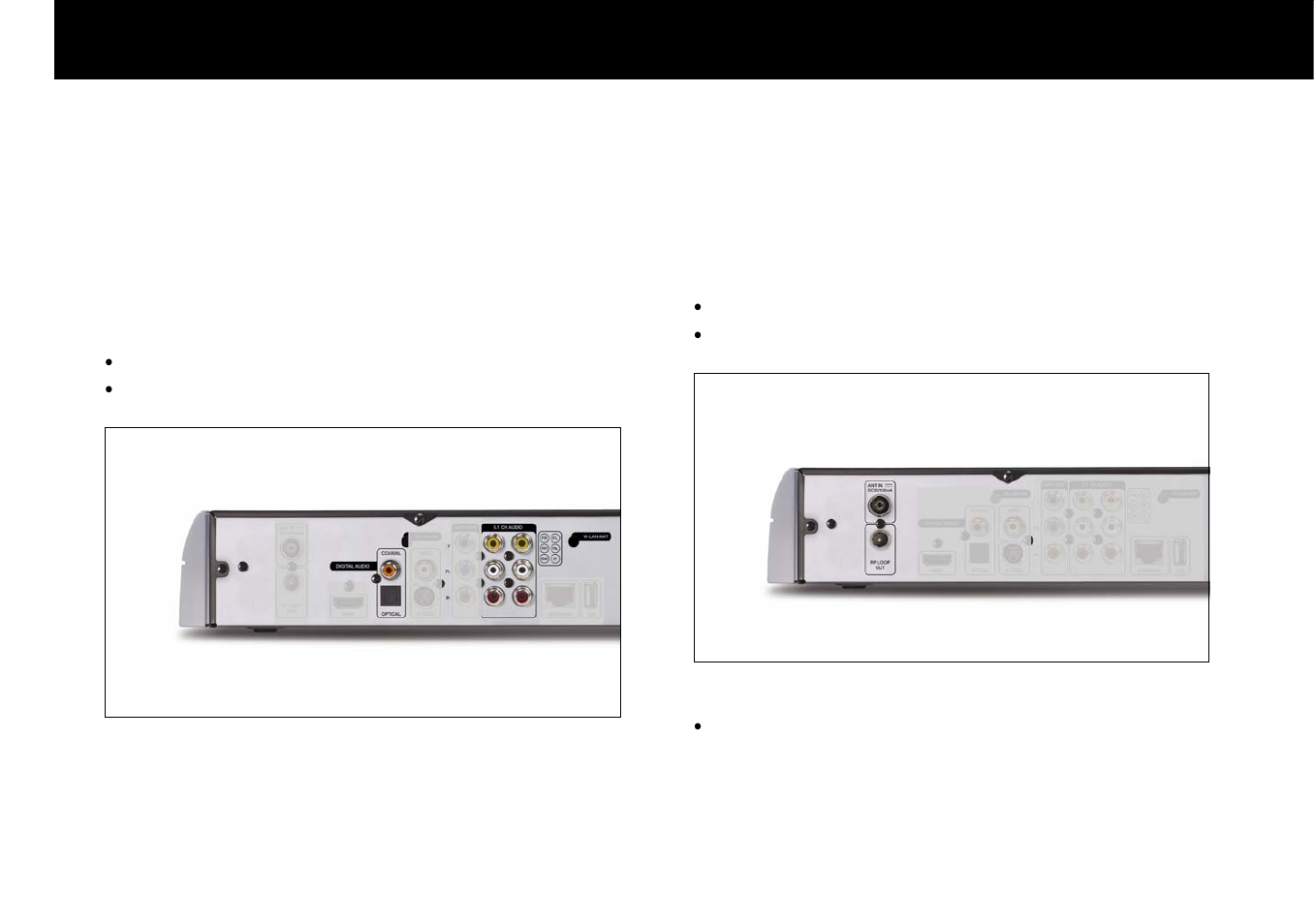 Antenna connection, How to connect, 2. audio connection | Beyonwiz DP-S1 User Manual | Page 22 / 124