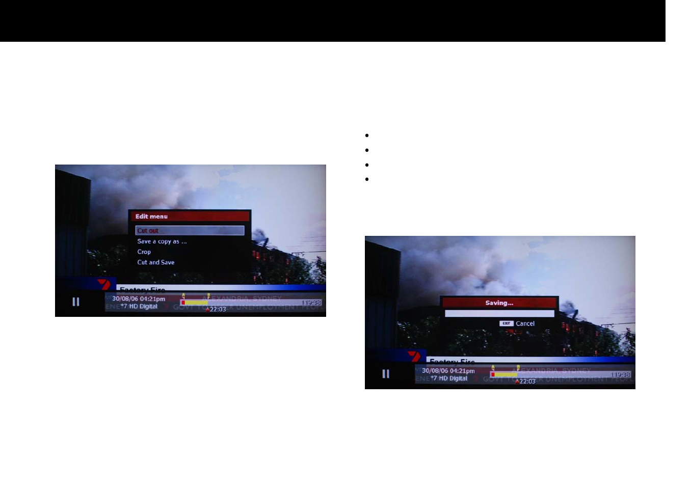 Edit recording file | Beyonwiz DP-S1 User Manual | Page 97 / 124
