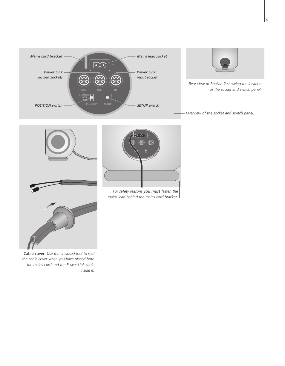 Bang & Olufsen BeoLab 2 - User Guide User Manual | Page 5 / 12