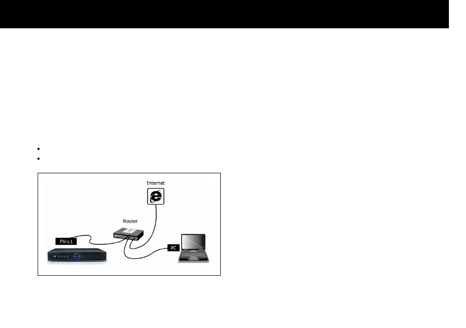 Ethernet connection, Wired connection using a network router (lan) | Beyonwiz FV-L1 User Manual | Page 22 / 118
