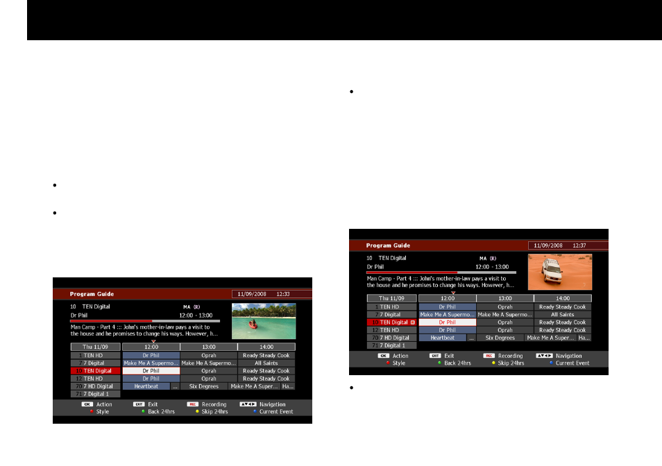Service change and recording | Beyonwiz FV-L1 User Manual | Page 69 / 118