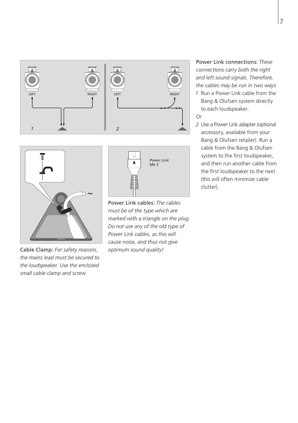Bang & Olufsen BeoLab 3 - User Guide User Manual | Page 7 / 13