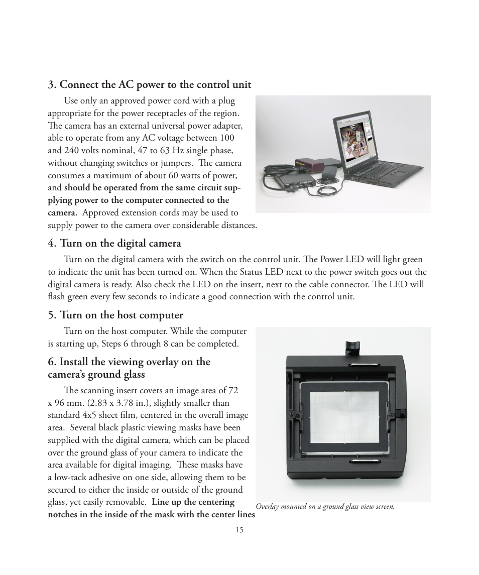 Better Light 7 User Manual | Page 15 / 99