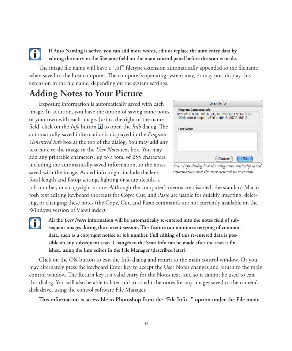 Better Light 7 User Manual | Page 32 / 99