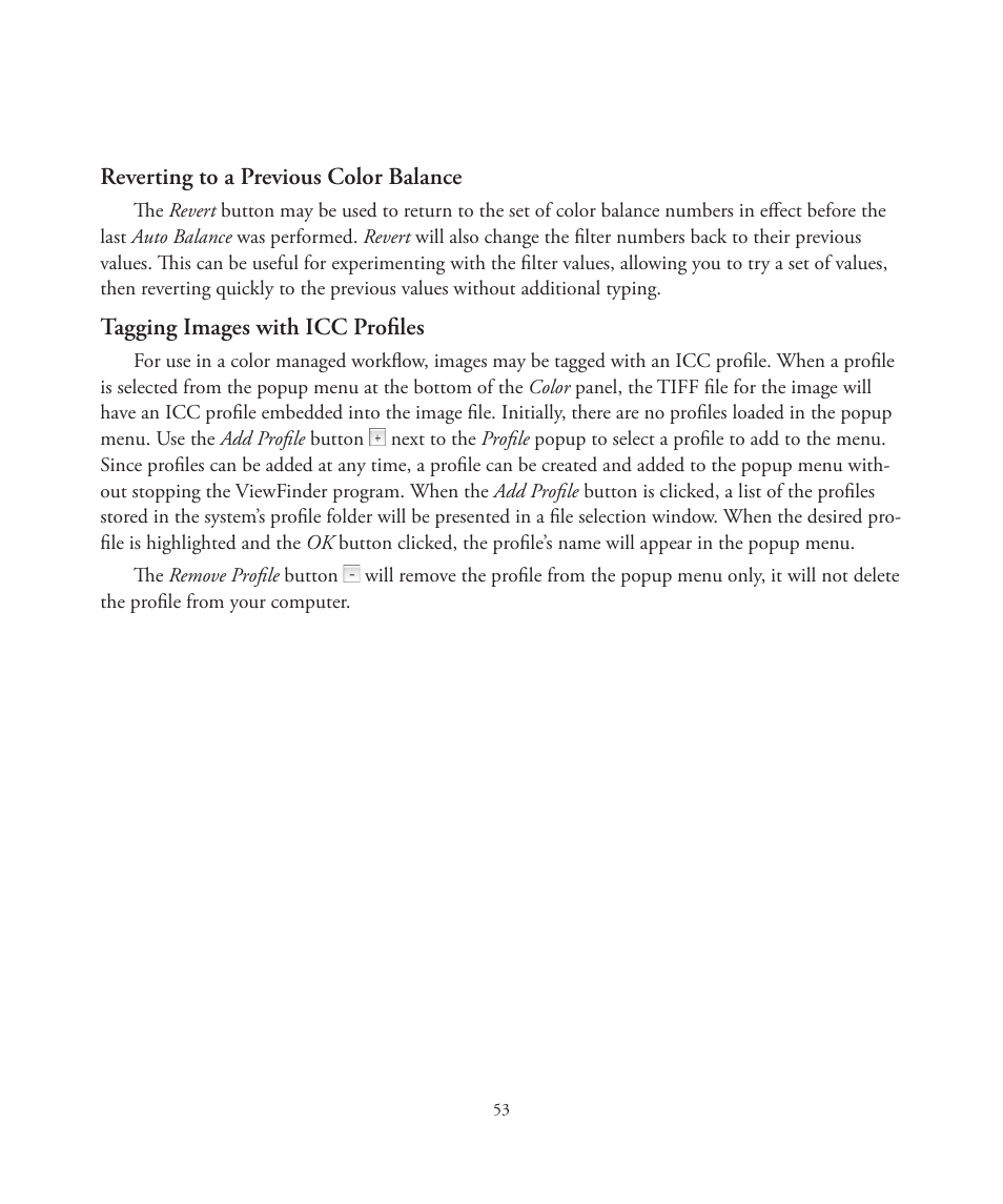 Better Light 7 User Manual | Page 53 / 99