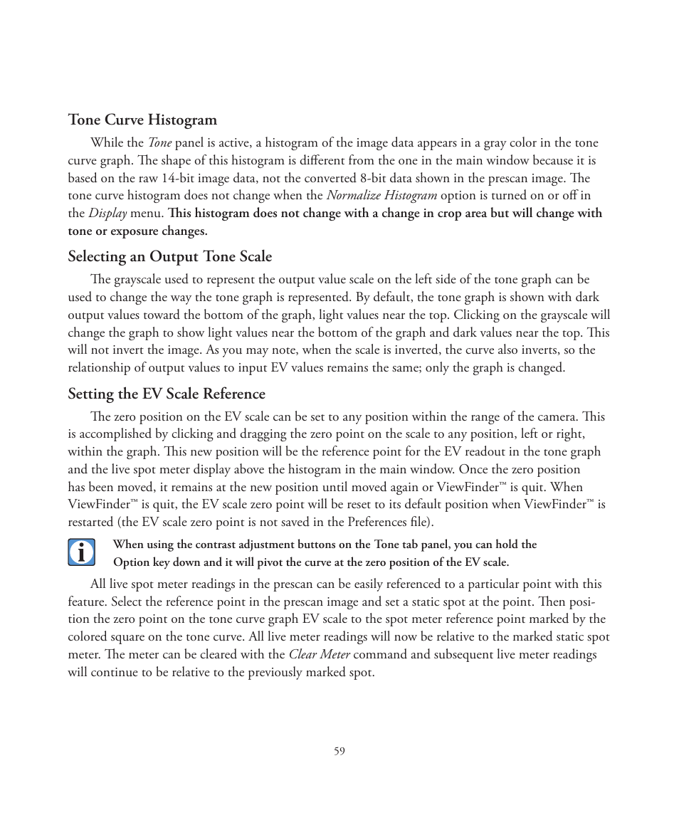 Better Light 7 User Manual | Page 59 / 99