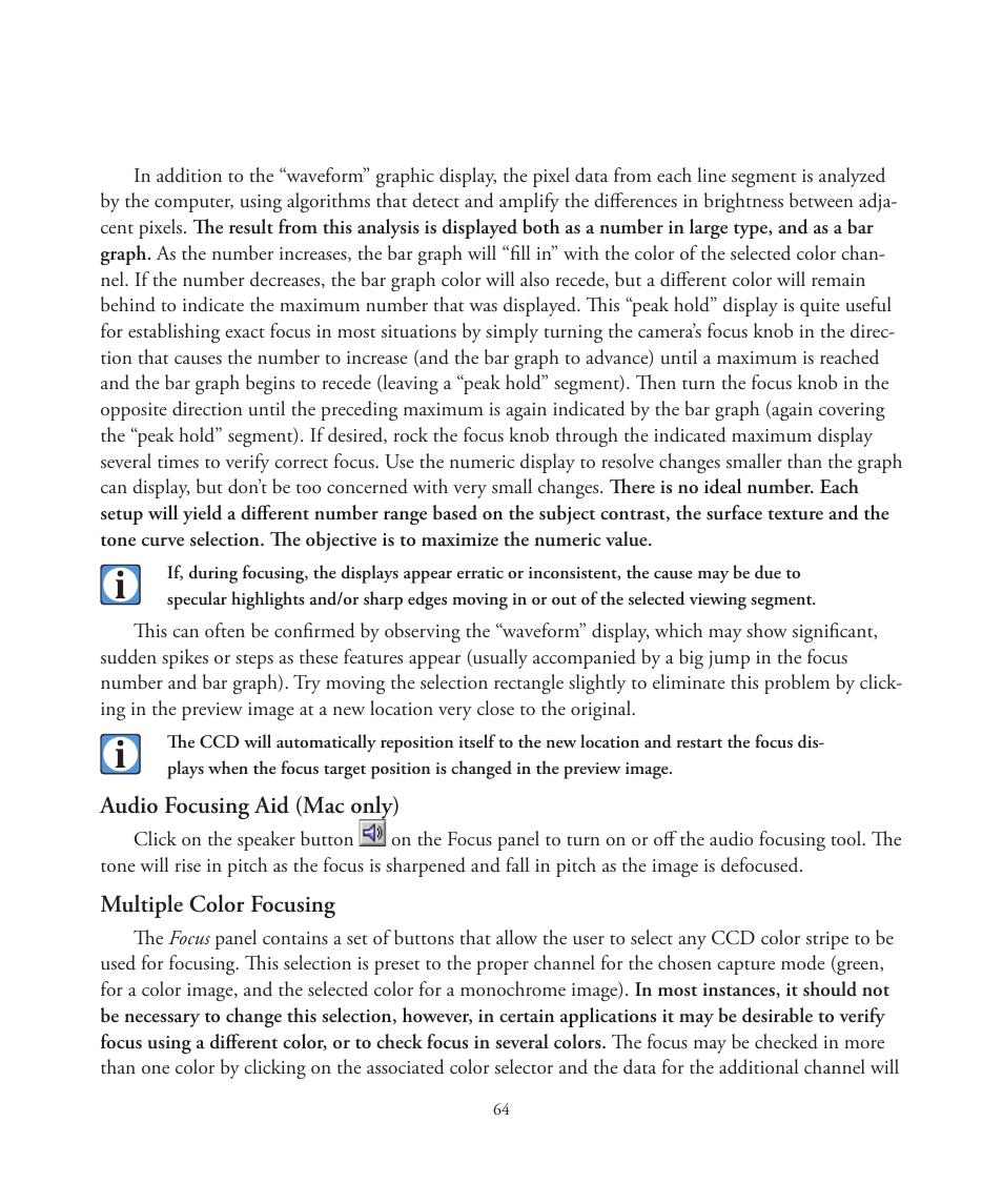 Better Light 7 User Manual | Page 64 / 99