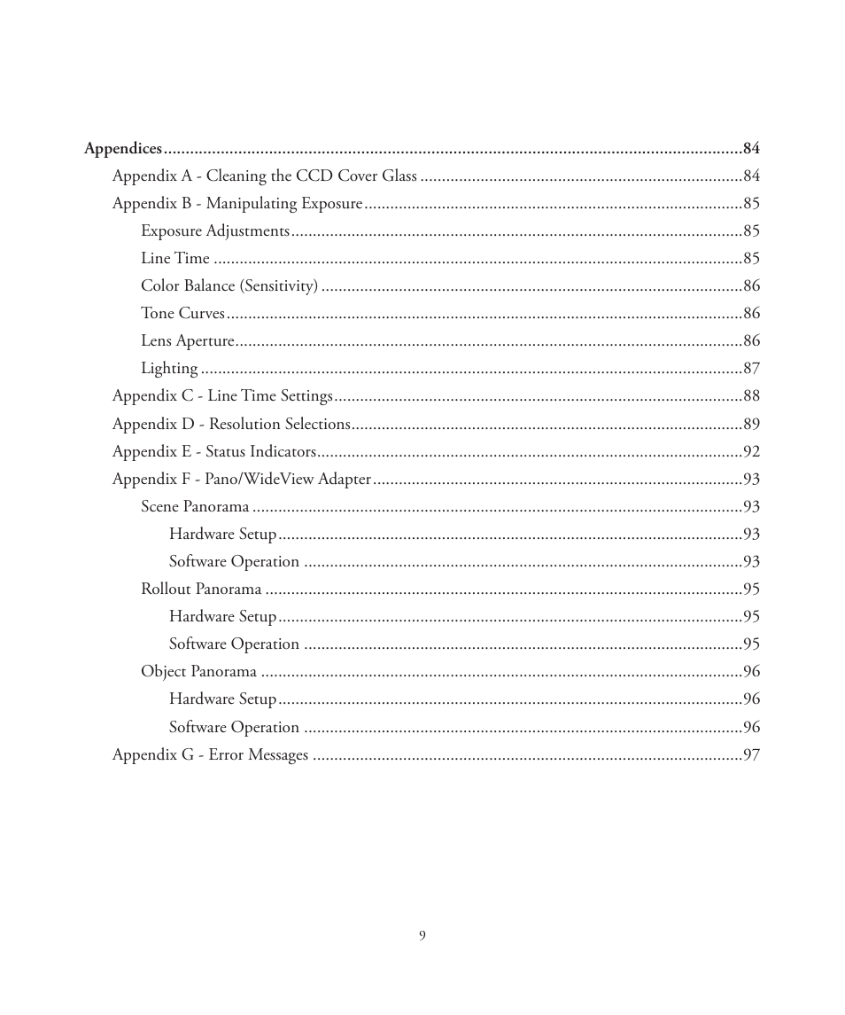 Better Light 7 User Manual | Page 9 / 99