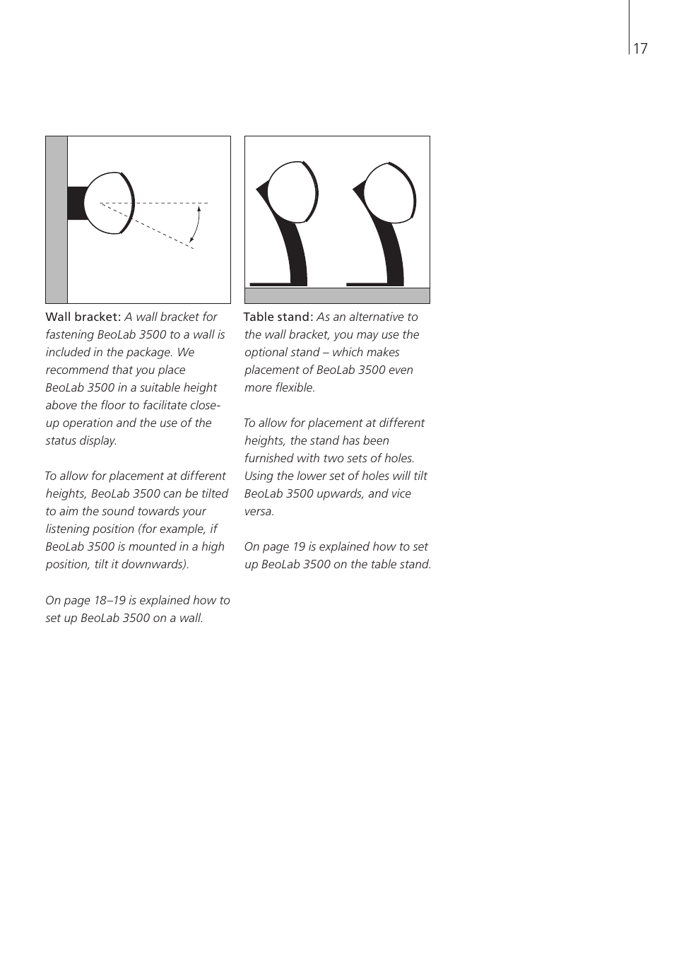 Bang & Olufsen BeoLab 3500 - User Guide User Manual | Page 17 / 28