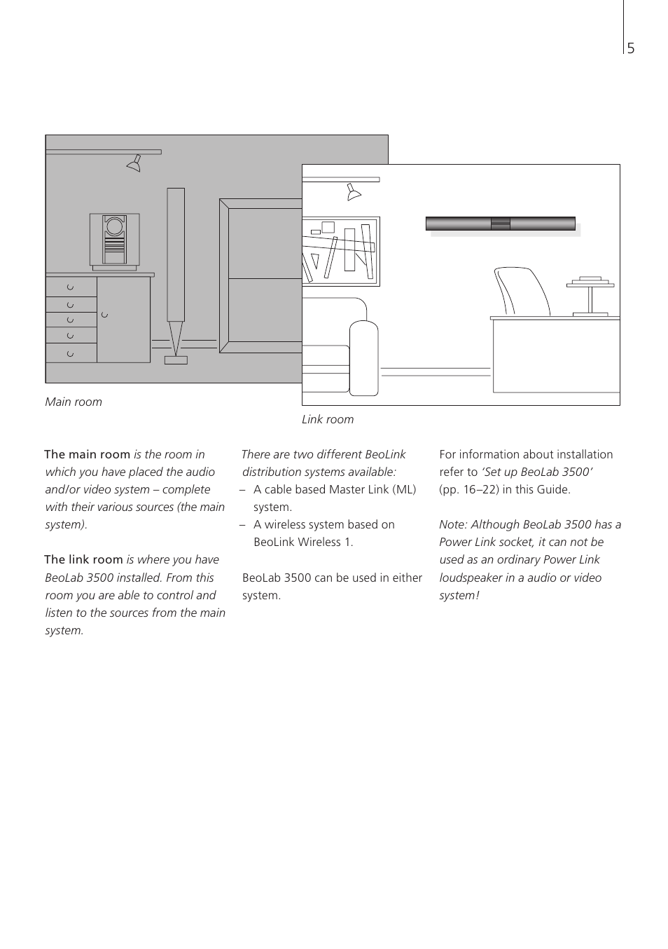 Bang & Olufsen BeoLab 3500 - User Guide User Manual | Page 5 / 28