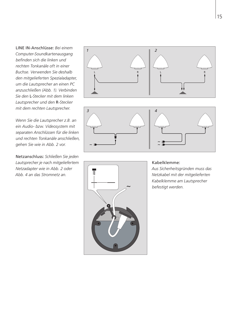 Bang & Olufsen BeoLab 4 PC - User Guide User Manual | Page 15 / 76