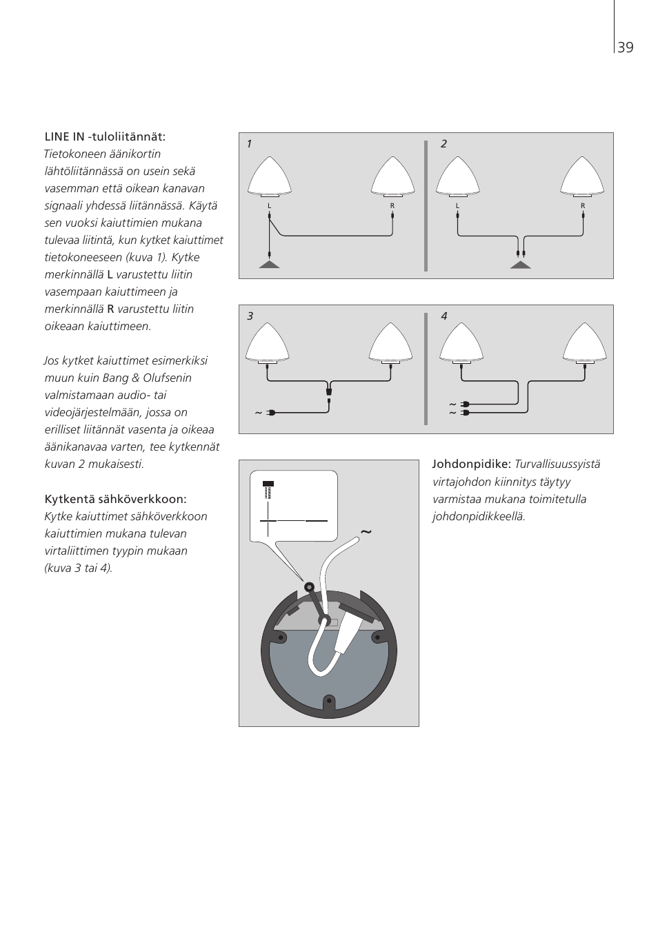 Bang & Olufsen BeoLab 4 PC - User Guide User Manual | Page 39 / 76