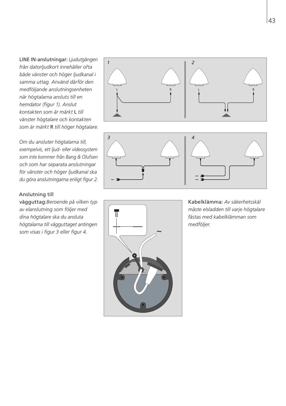 Bang & Olufsen BeoLab 4 PC - User Guide User Manual | Page 43 / 76