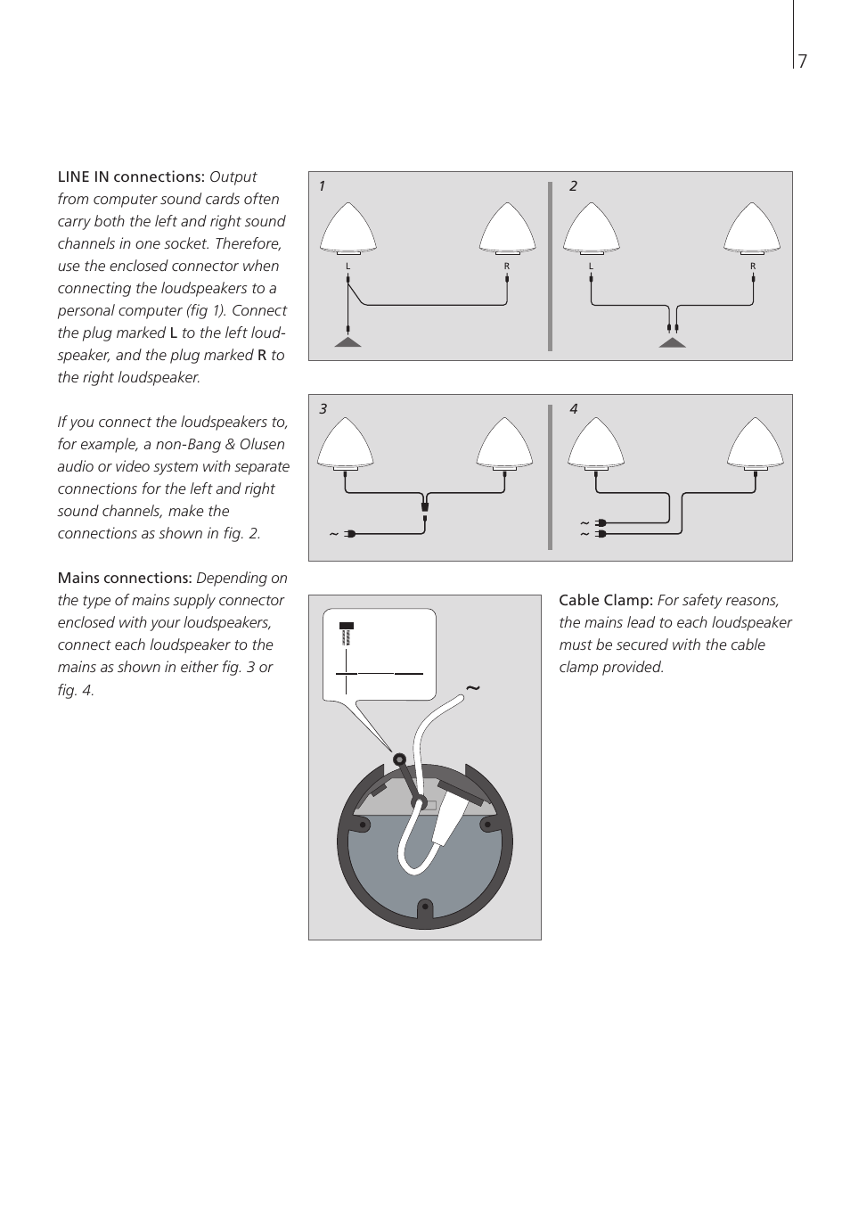 Bang & Olufsen BeoLab 4 PC - User Guide User Manual | Page 7 / 76