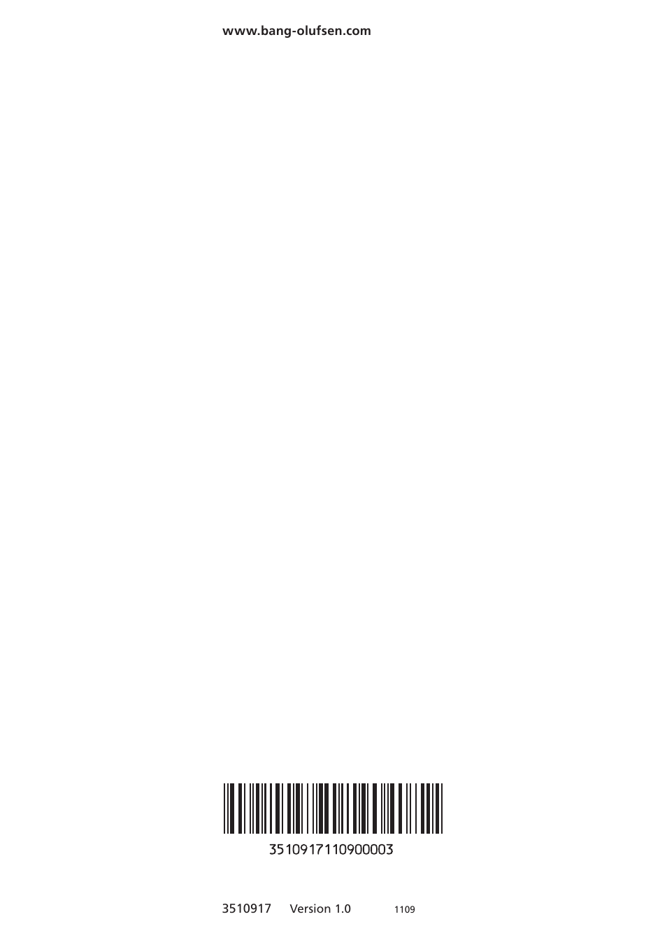 Bang & Olufsen BeoLab 4 PC - User Guide User Manual | Page 76 / 76