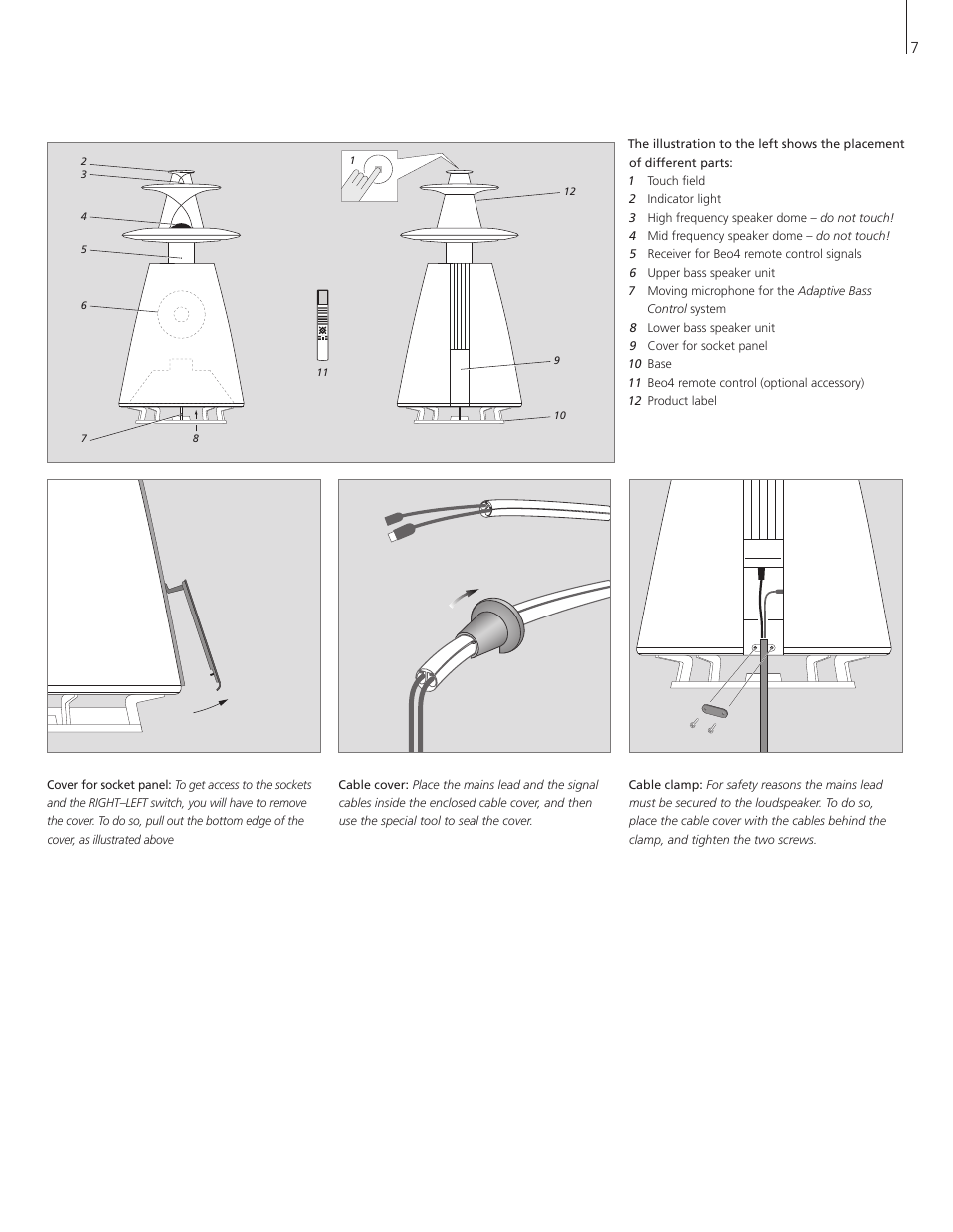 Bang & Olufsen BeoLab 5 - User Guide User Manual | Page 7 / 20