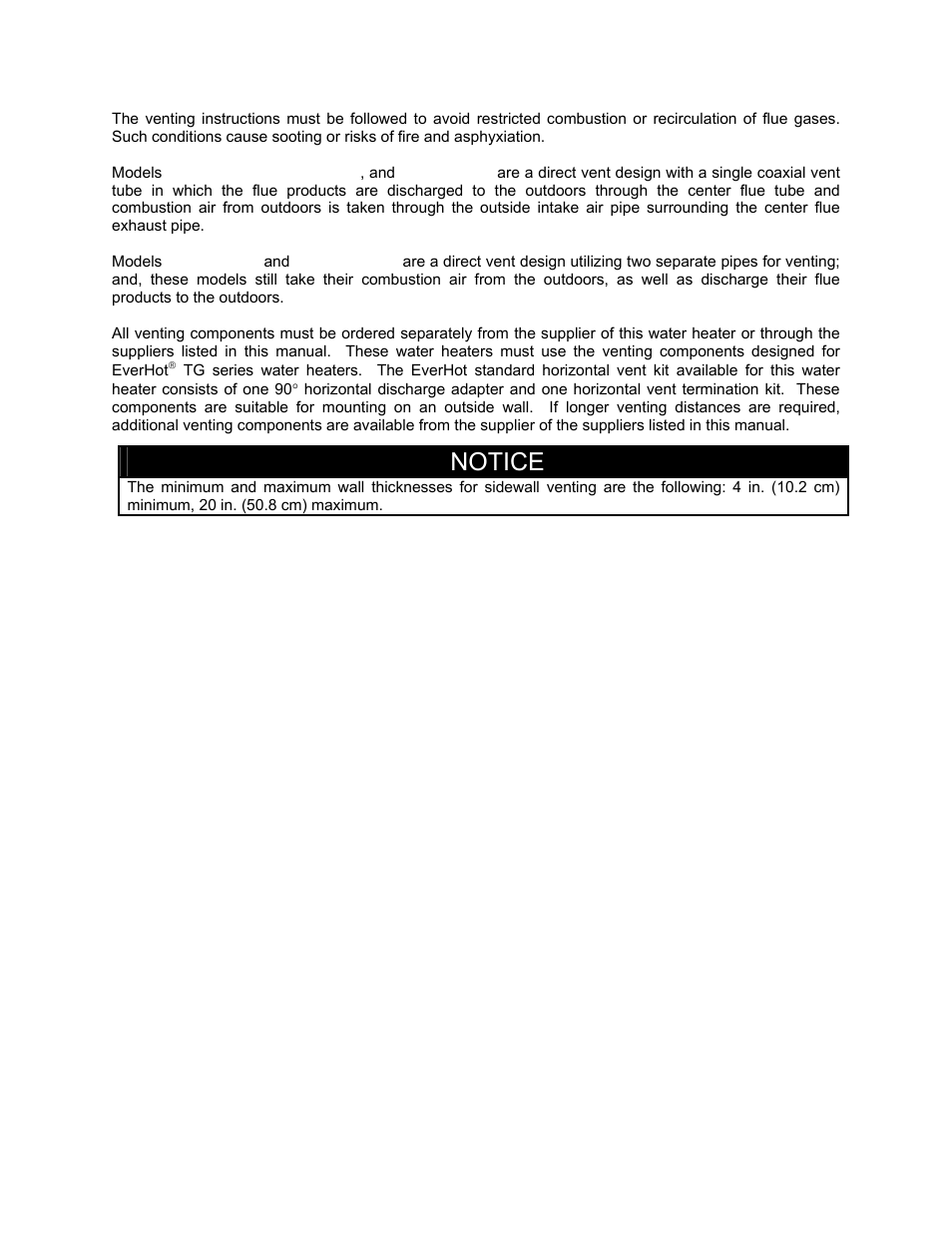 Notice | Bradford White Everhot TG-150I-N(X) User Manual | Page 23 / 92