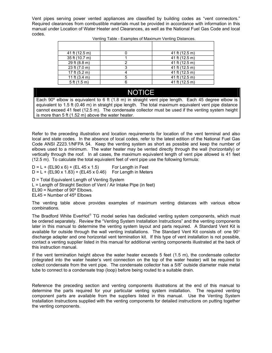 Notice | Bradford White Everhot TG-150I-N(X) User Manual | Page 25 / 92