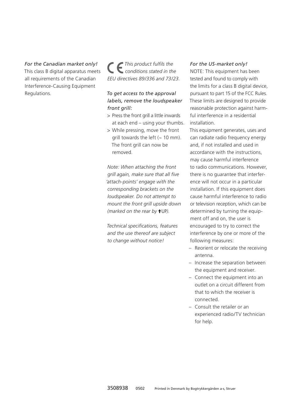 Bang & Olufsen BeoLab 7-1 - User Guide User Manual | Page 11 / 12