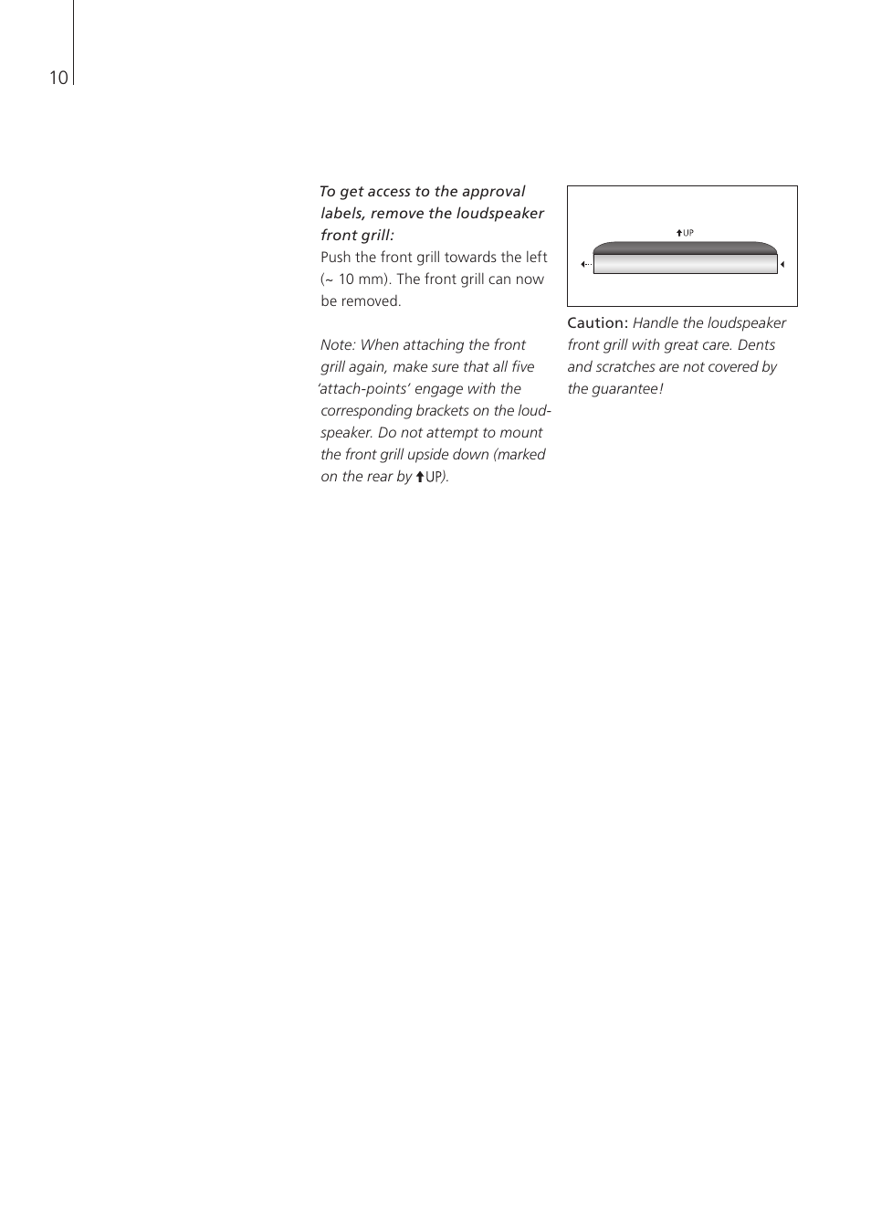 Bang & Olufsen BeoLab 7-2 - User Guide User Manual | Page 10 / 12