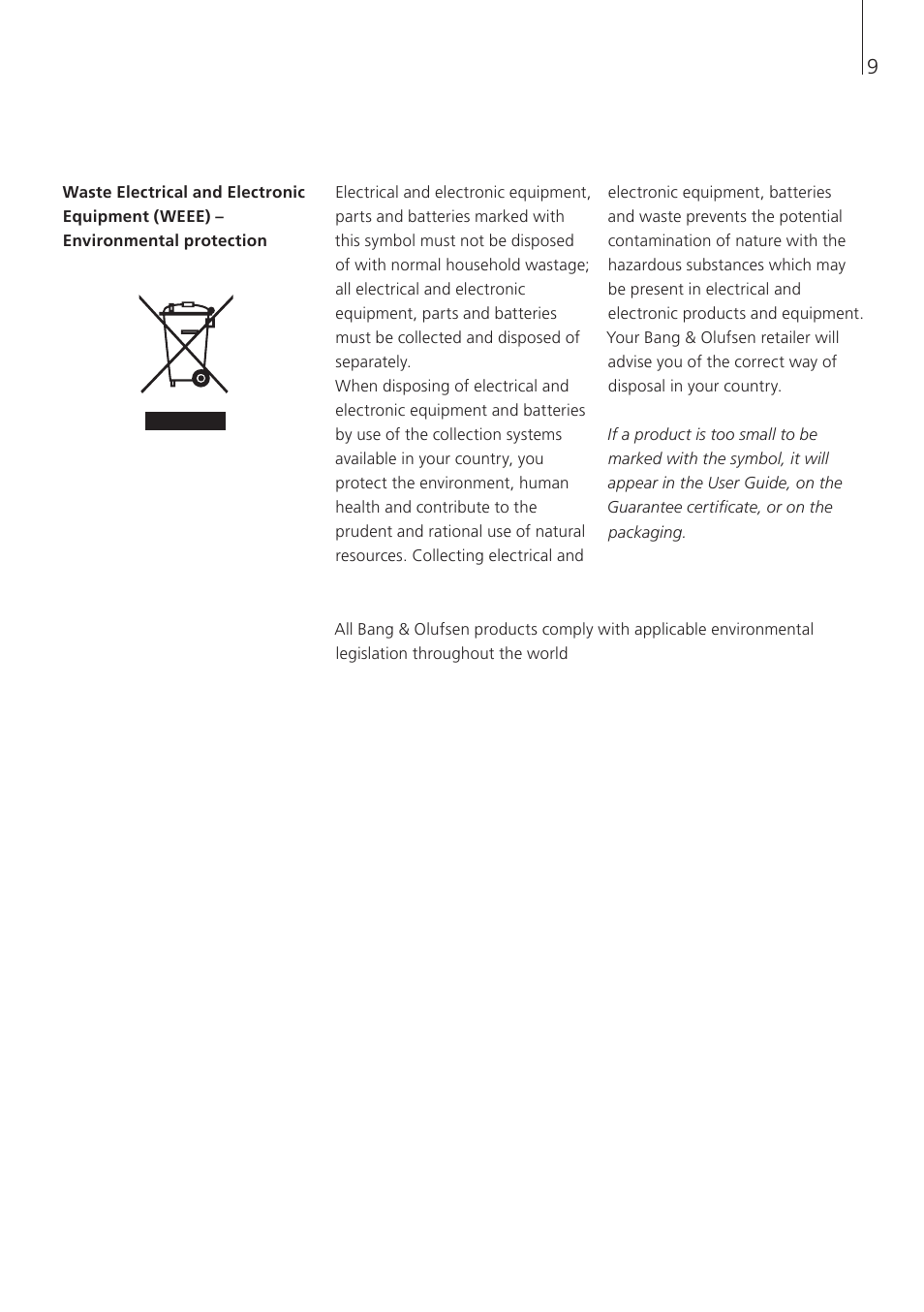 Bang & Olufsen BeoLab 7-6 - User Guide User Manual | Page 9 / 12