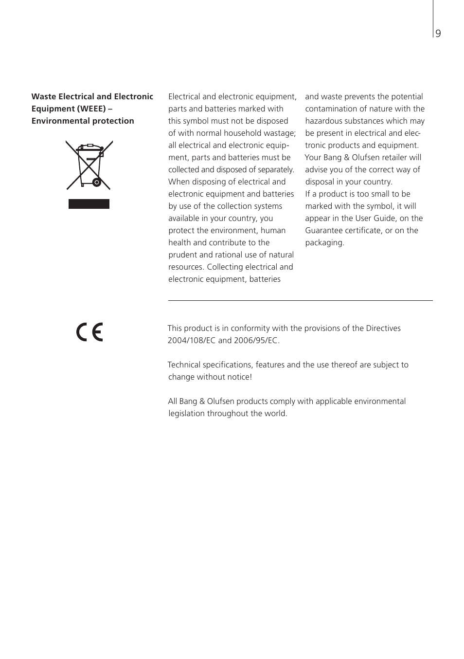Bang & Olufsen BeoLab 8002 - User Guide User Manual | Page 9 / 12