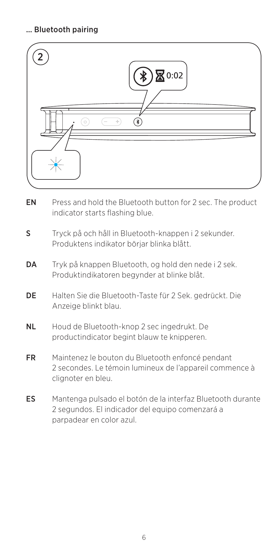 Bang & Olufsen BeoPlay A2 - Quick Guide User Manual | Page 6 / 12