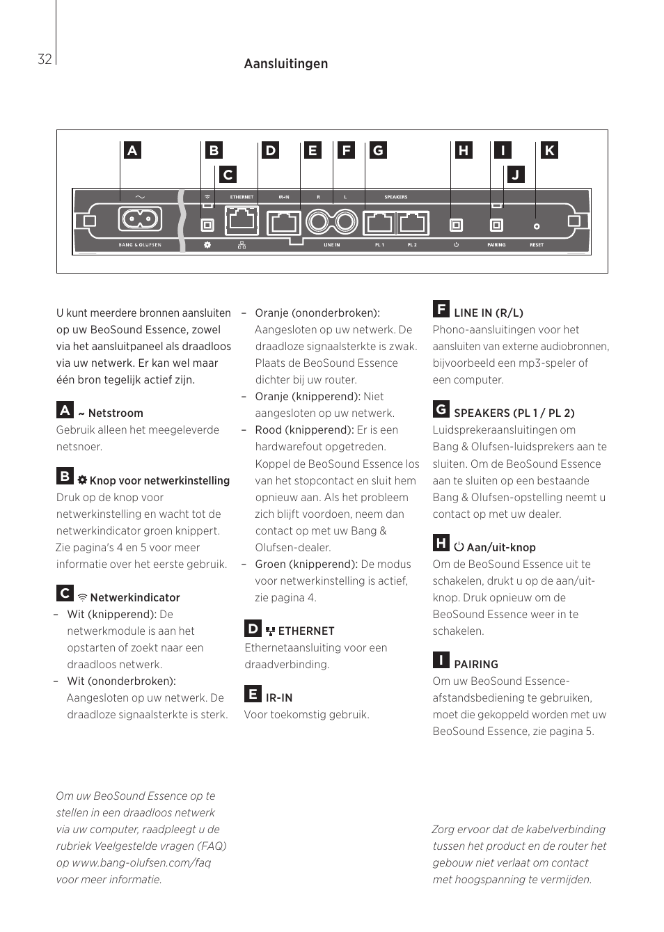 Bang & Olufsen BeoSound Essence - User Guide User Manual | Page 32 / 76