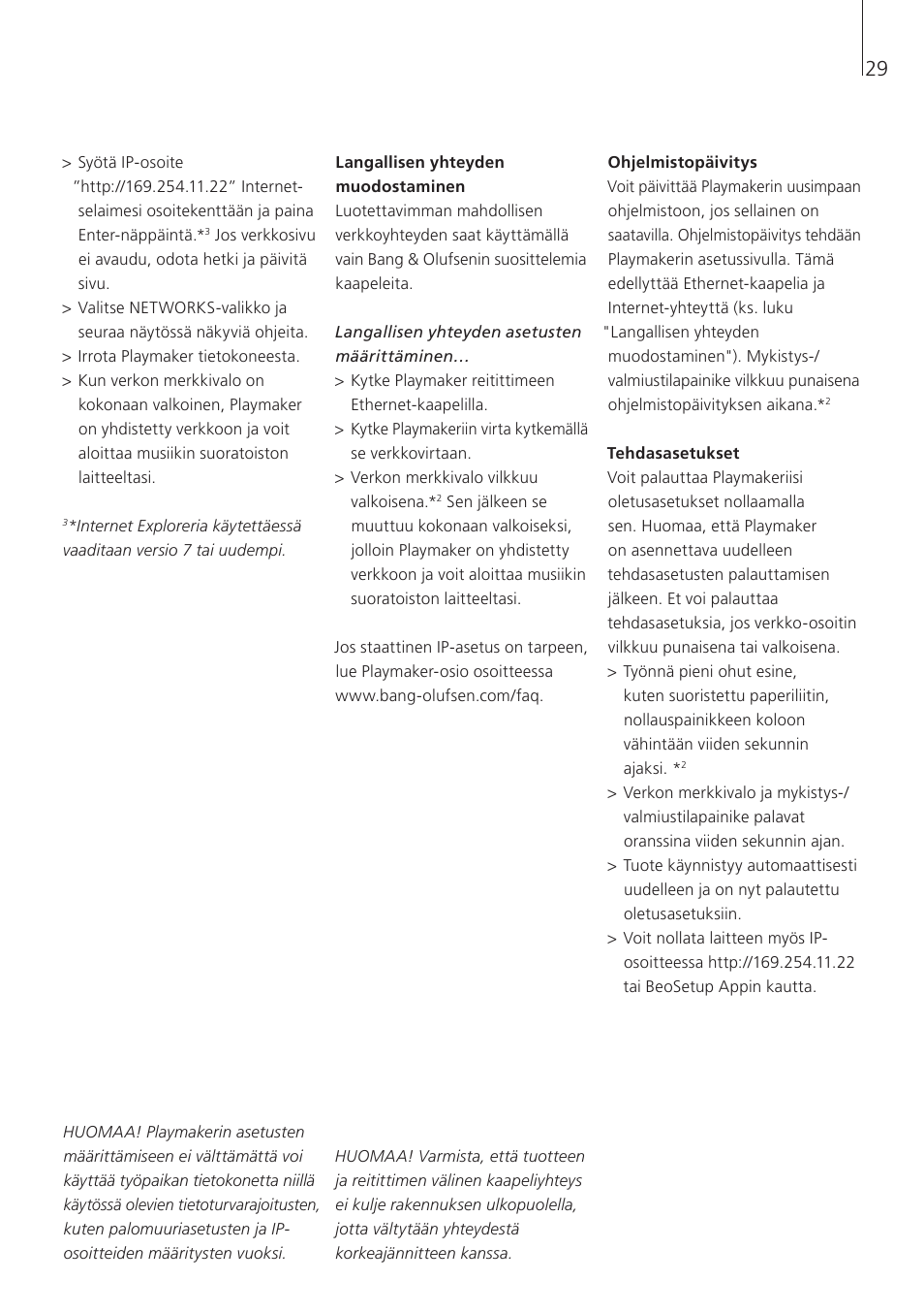 Bang & Olufsen Playmaker - User Guide User Manual | Page 29 / 80
