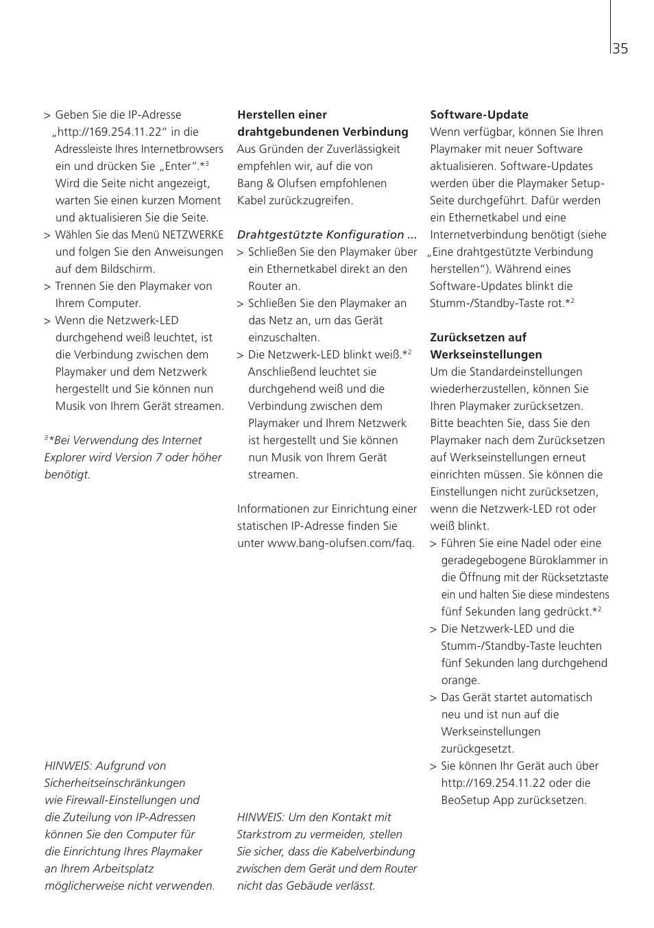 Bang & Olufsen Playmaker - User Guide User Manual | Page 35 / 80