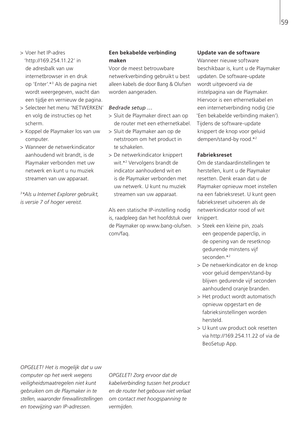 Bang & Olufsen Playmaker - User Guide User Manual | Page 59 / 80