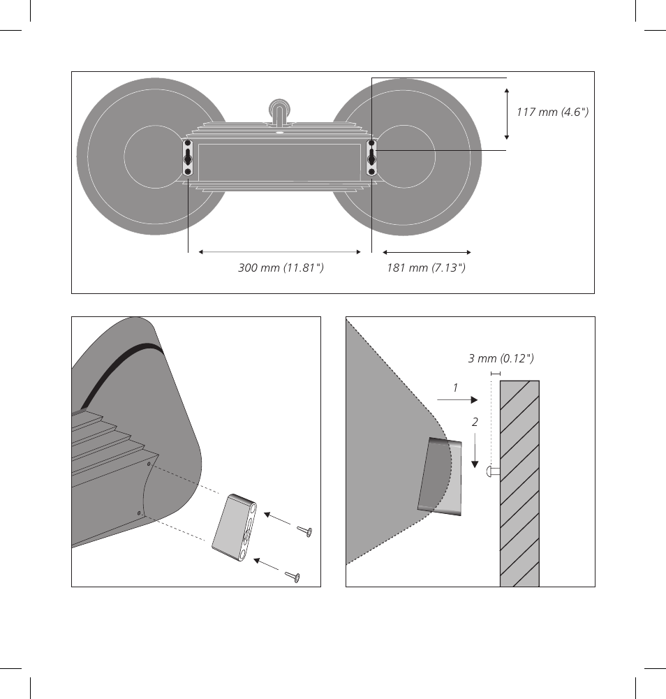 Bang & Olufsen BeoPlay A8 - Wall Bracket User Manual | Page 2 / 4