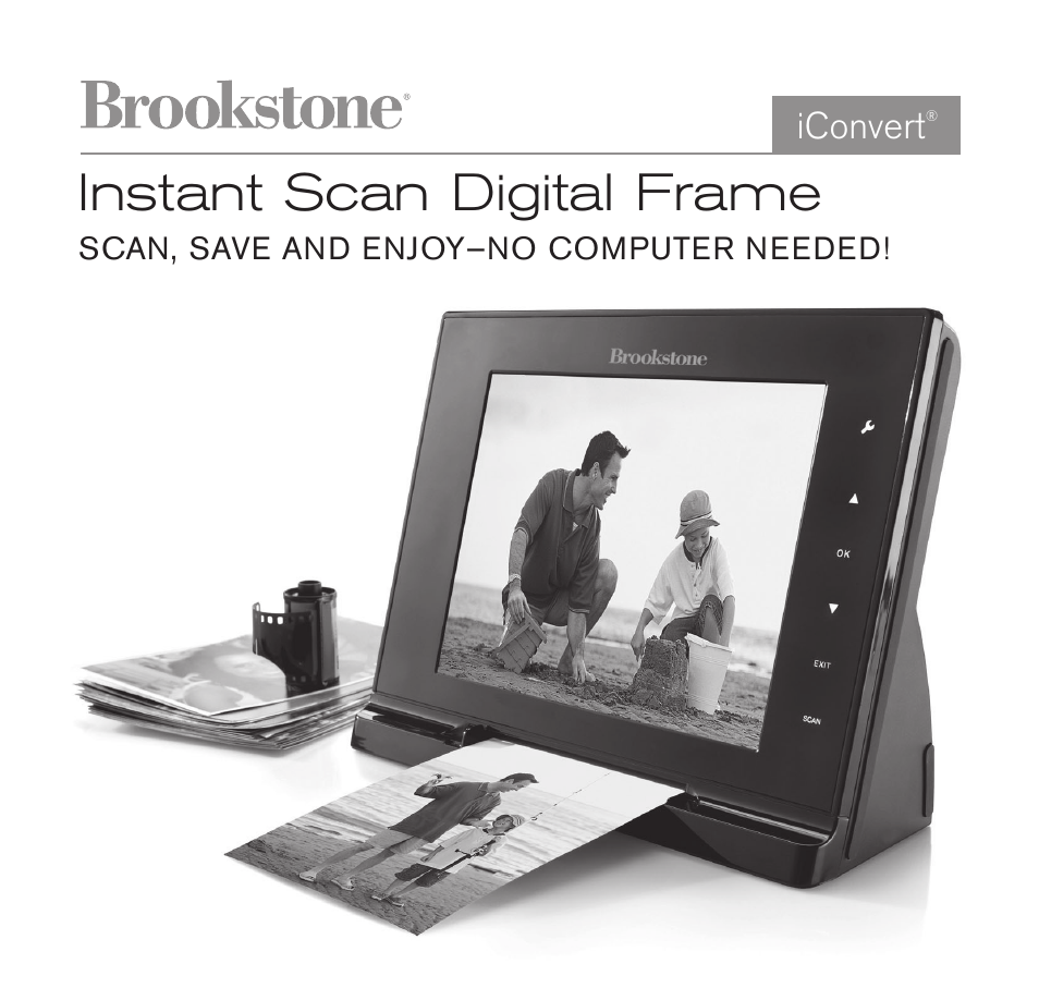Brookstone Digital Photo Frame User Manual | 40 pages