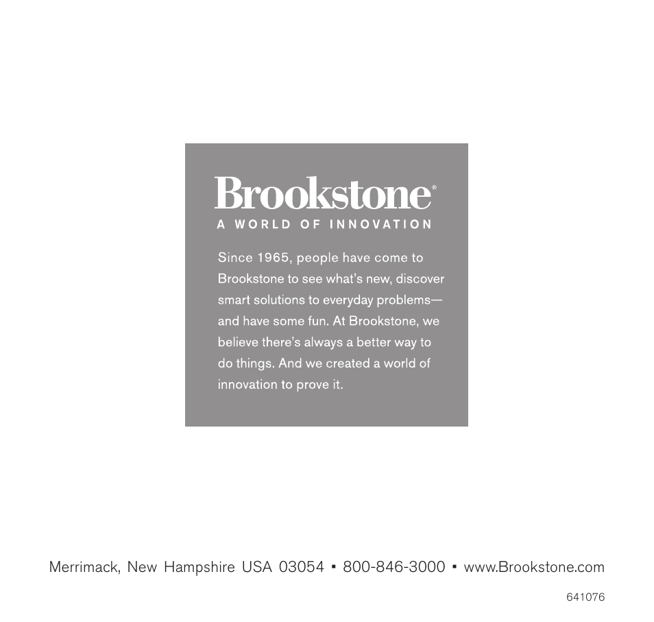 Brookstone Digital Photo Frame User Manual | Page 40 / 40