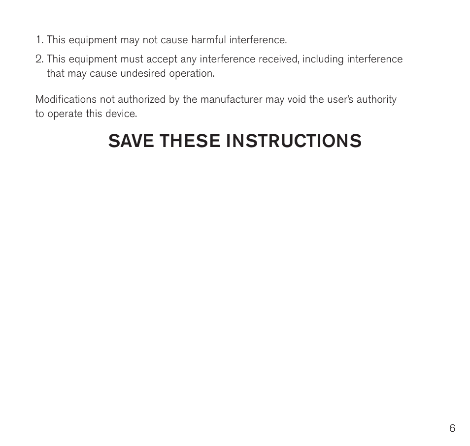 Save these instructions | Brookstone Digital Photo Frame User Manual | Page 7 / 40