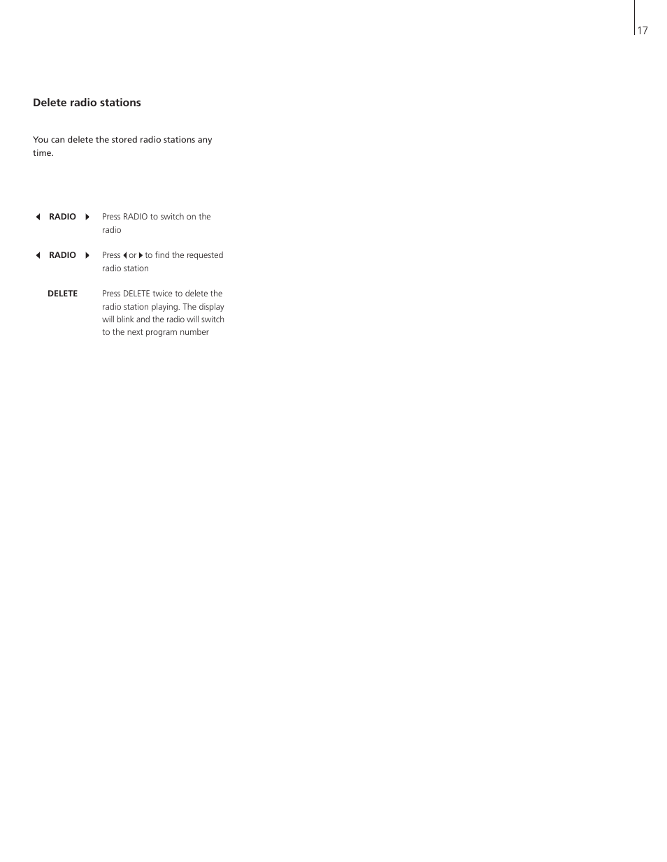 Bang & Olufsen BeoSound 1 - User Guide User Manual | Page 17 / 24