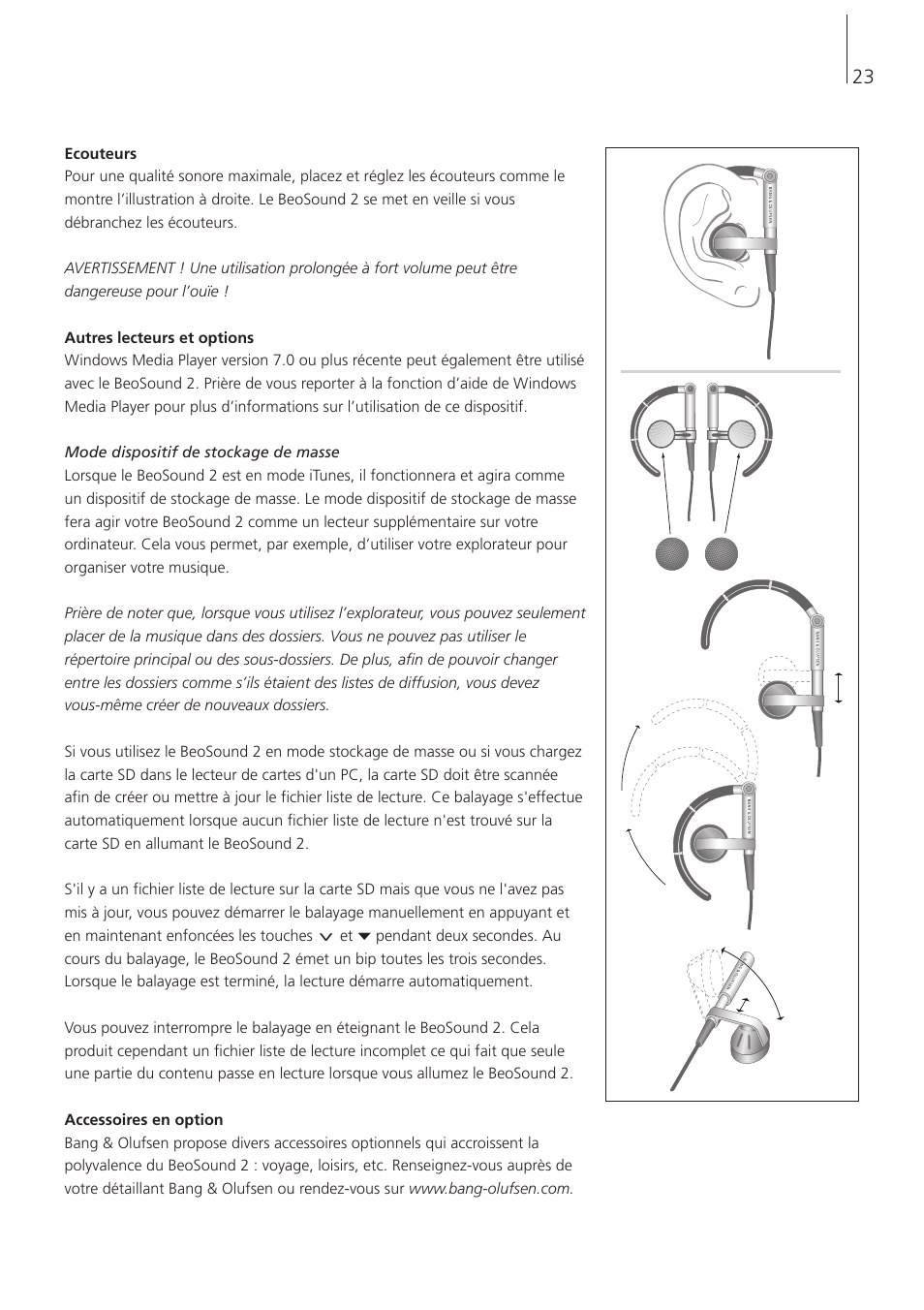 Bang & Olufsen BeoSound 2 - User Guide User Manual | Page 23 / 48